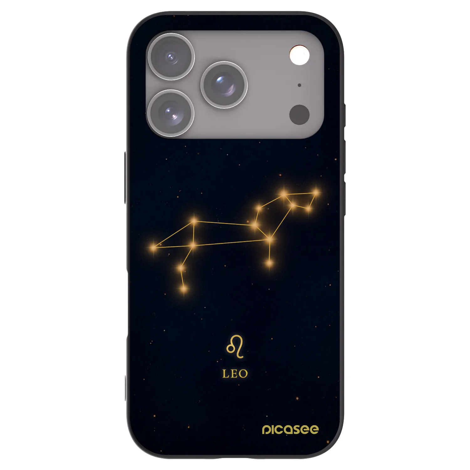 Picasee silikonski črni ovitek za Apple iPhone 17 Pro - LEO