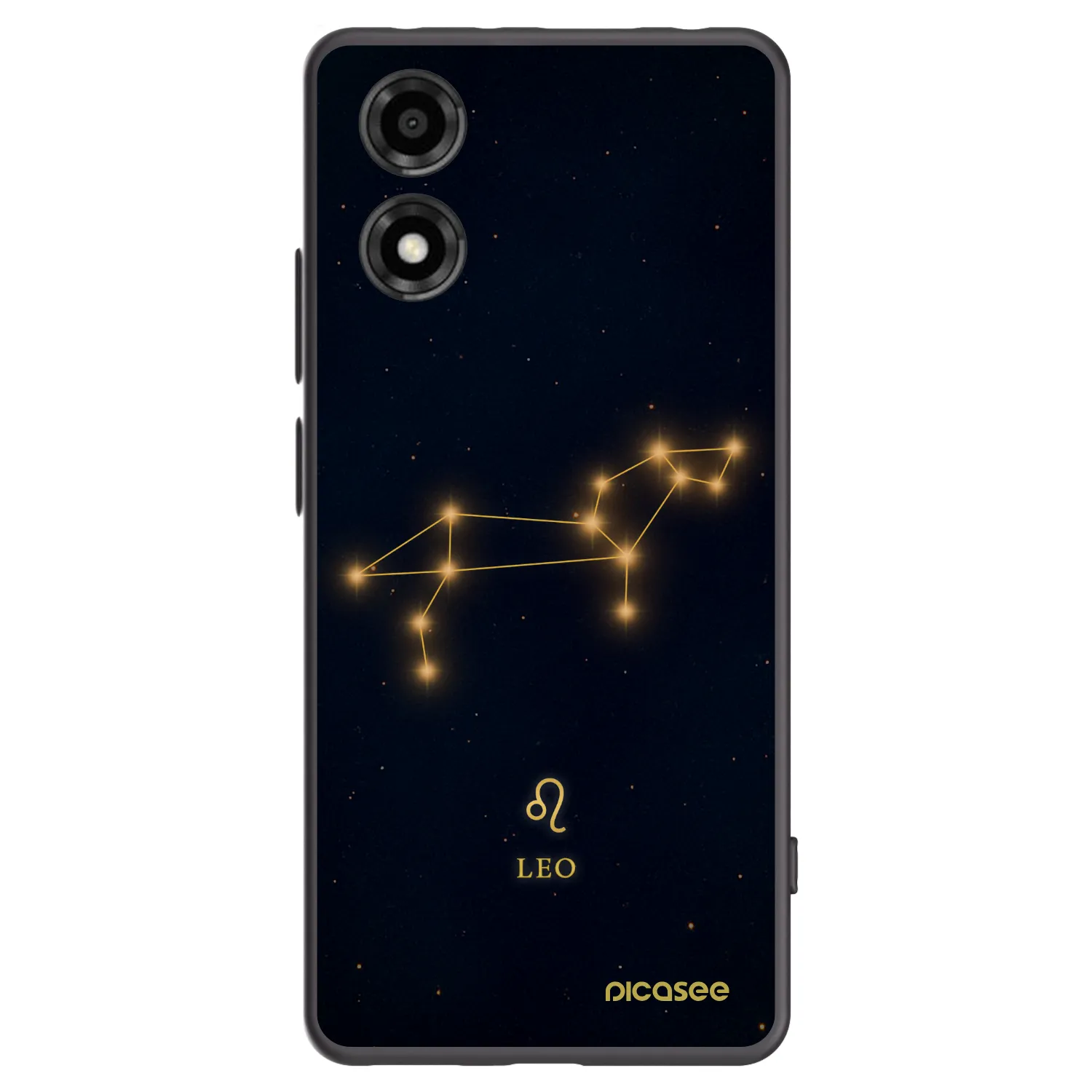 Picasee silikonski črni ovitek za Motorola Moto E14 - LEO