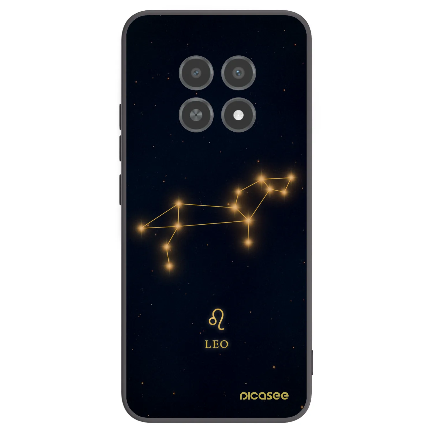 Picasee silikonski črni ovitek za Realme 12X - LEO