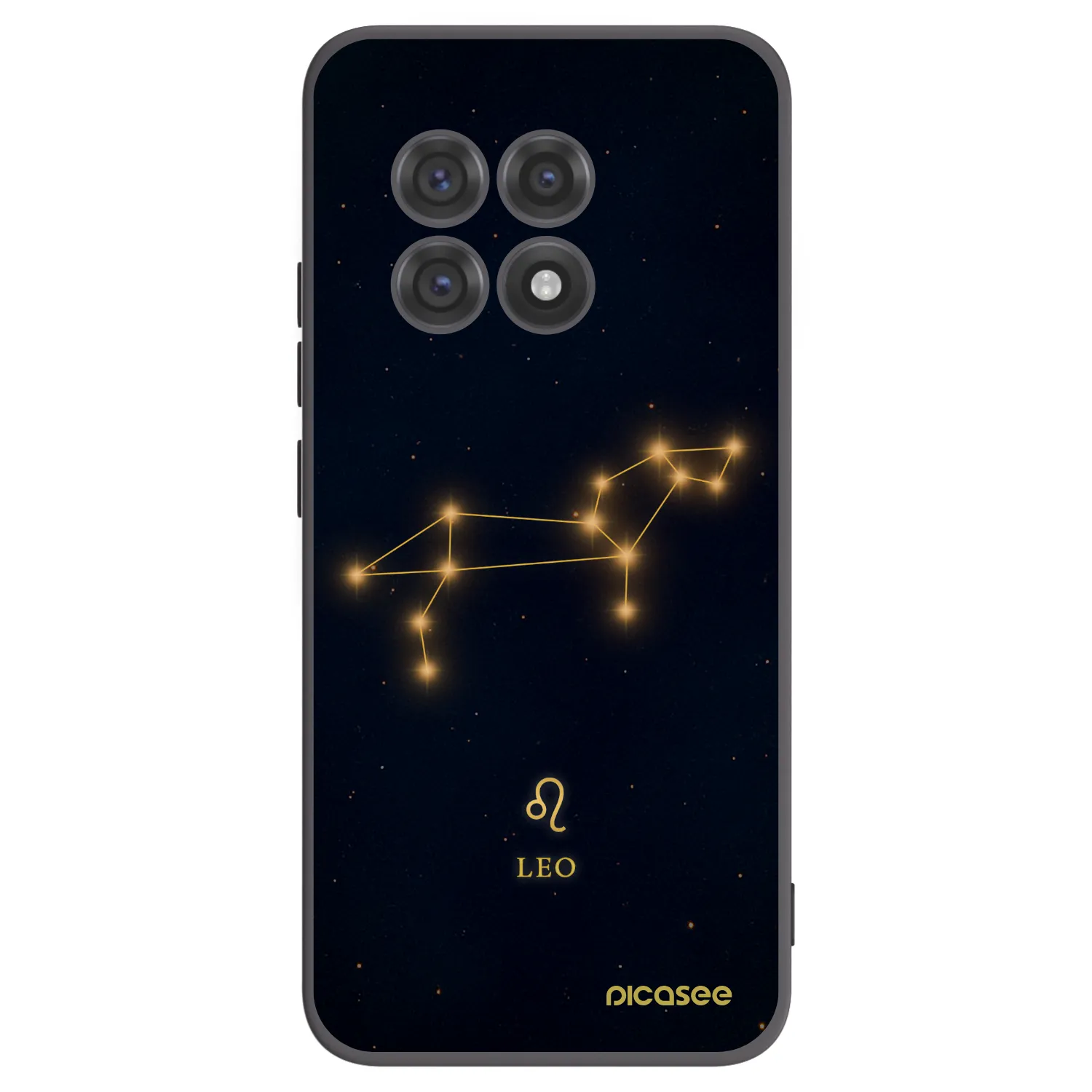 Picasee silikonski črni ovitek za OnePlus 13R 5G - LEO