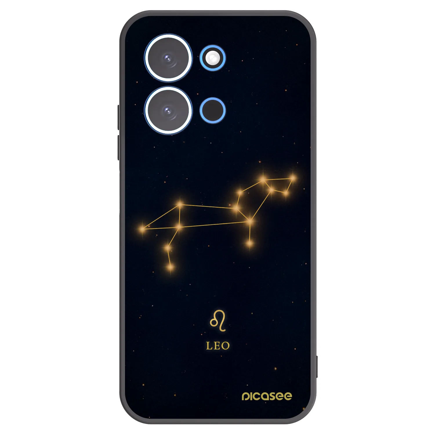 Picasee silikonski črni ovitek za Xiaomi Redmi 15C 4G - LEO