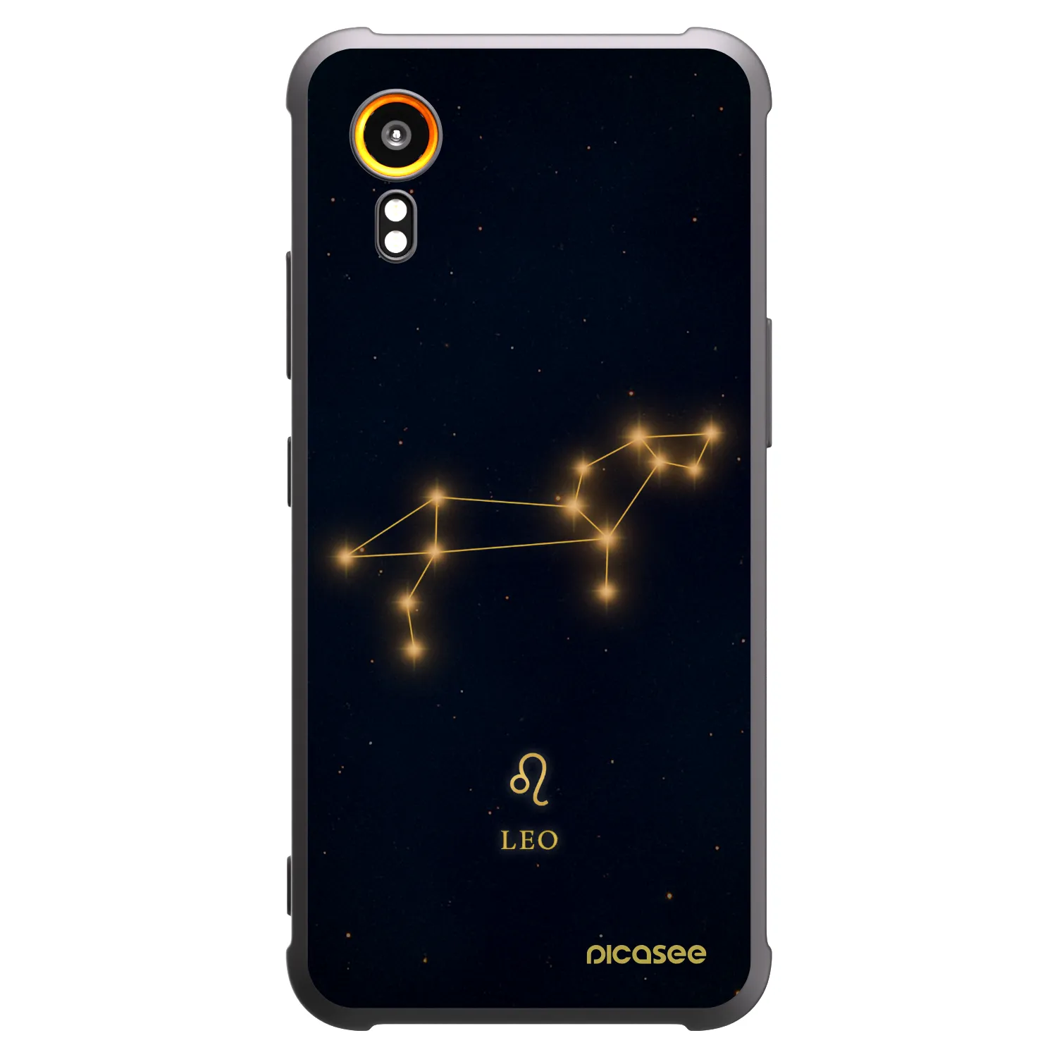 Picasee silikonski črni ovitek za Samsung Galaxy Xcover 7 - LEO