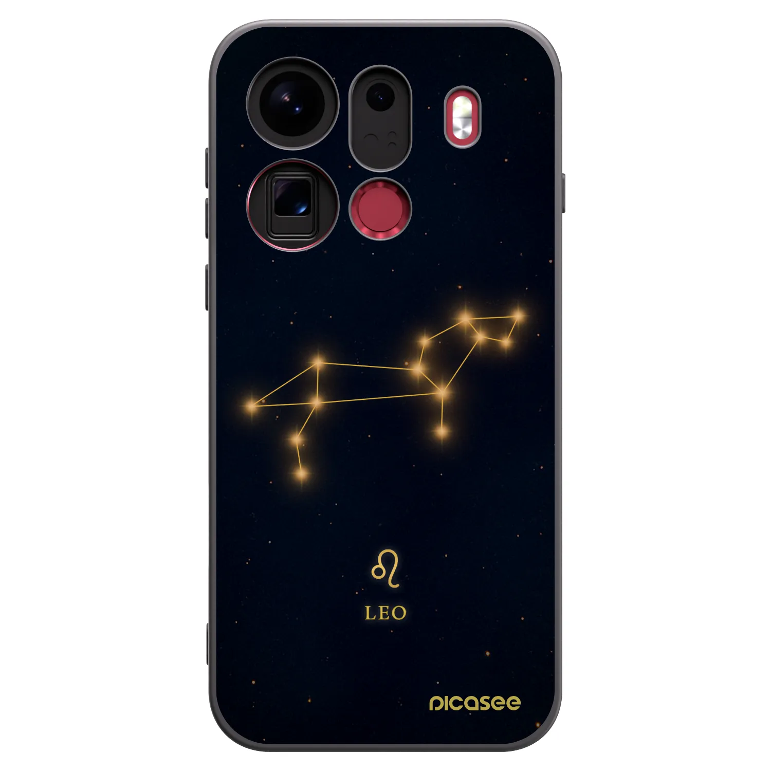 Picasee silikonski črni ovitek za OPPO Find X9 Pro - LEO