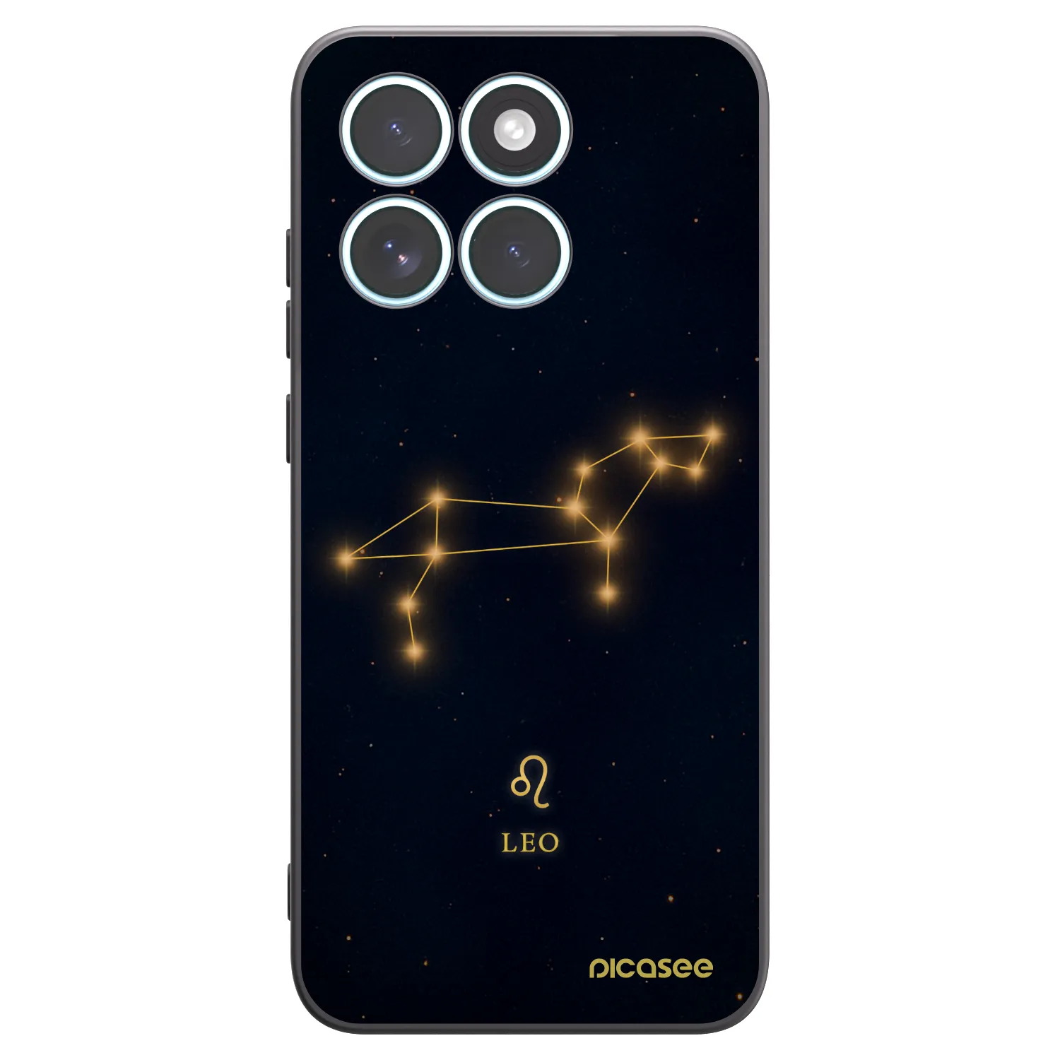 Picasee silikonski črni ovitek za Motorola Edge 70 Fusion - LEO