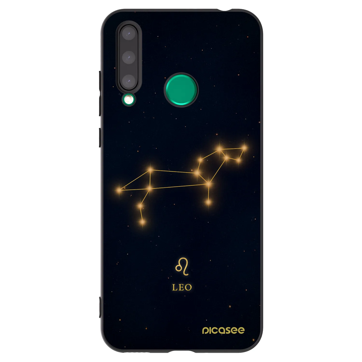 Picasee silikonski črni ovitek za Honor 20 Lite - LEO