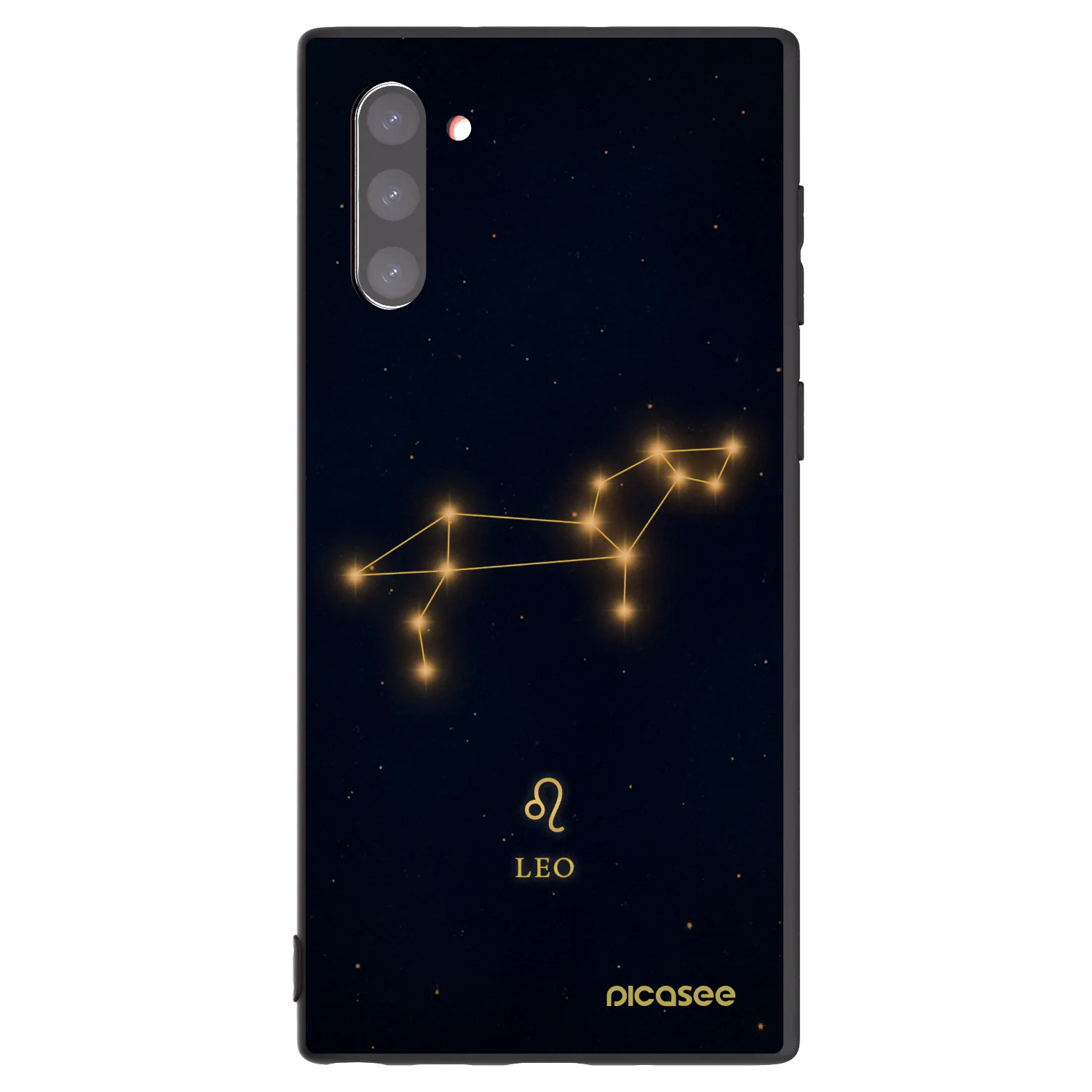 Picasee silikonski črni ovitek za Samsung Galaxy Note 10 N970F - LEO