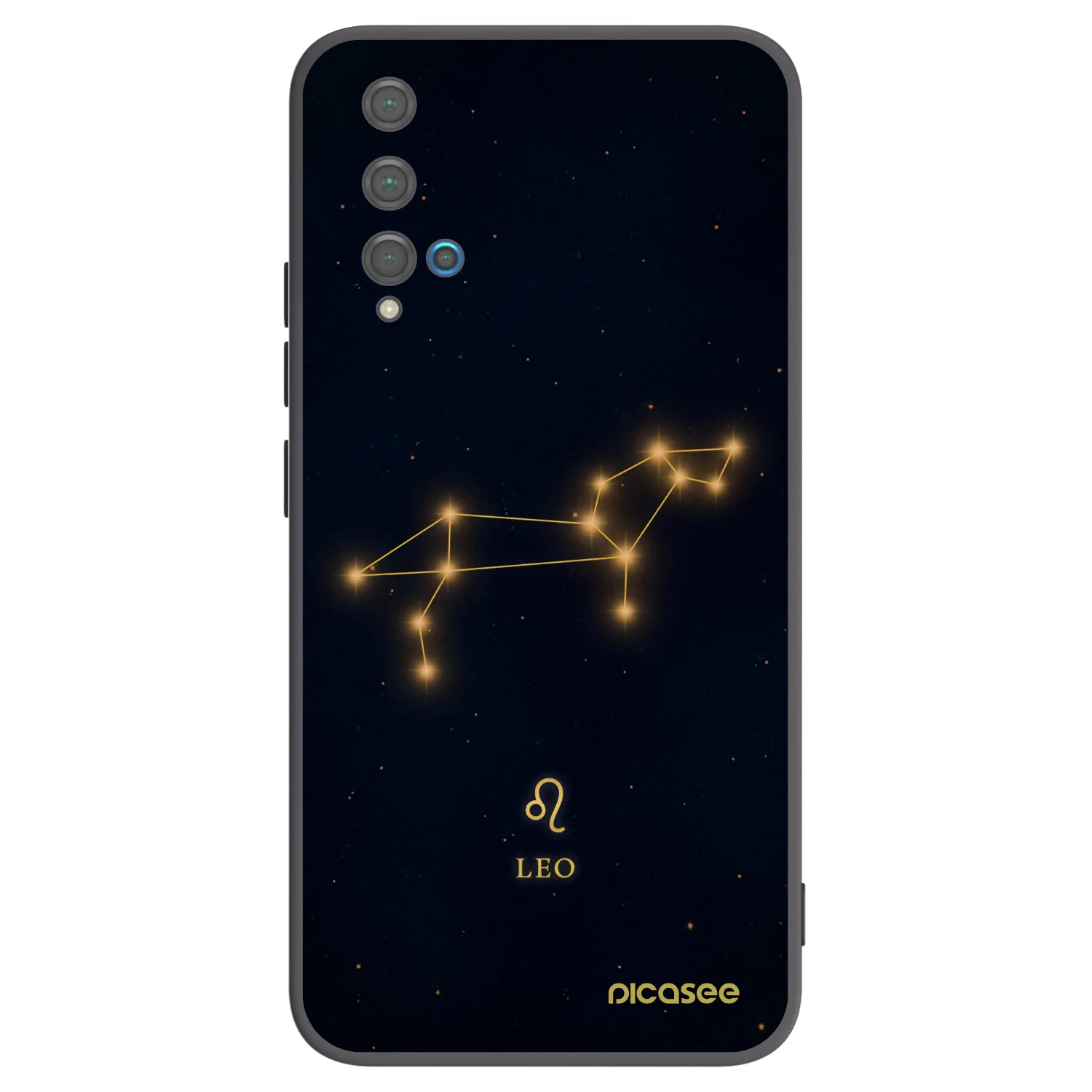 Picasee silikonski črni ovitek za Huawei Nova 5T - LEO