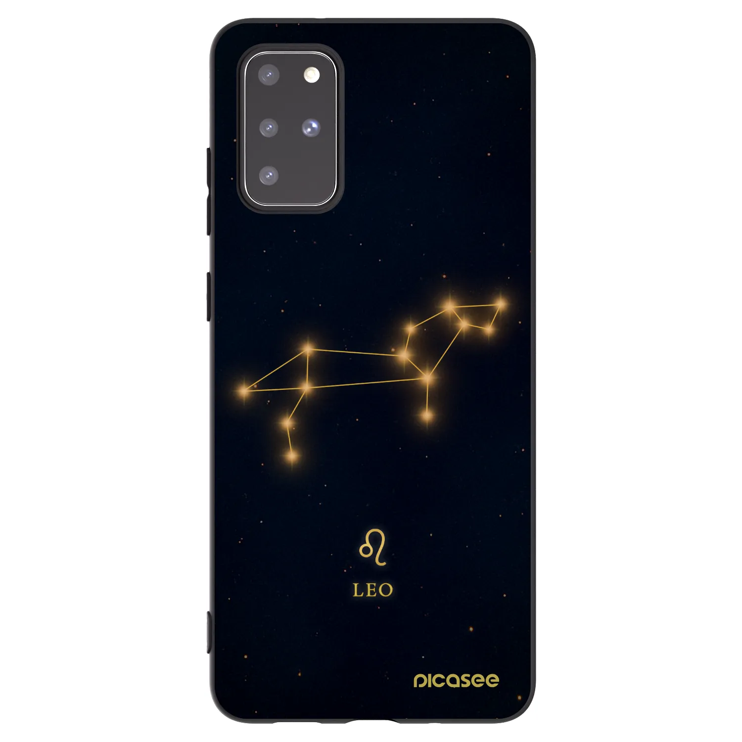 Picasee silikonski črni ovitek za Samsung Galaxy S20+ G985F - LEO