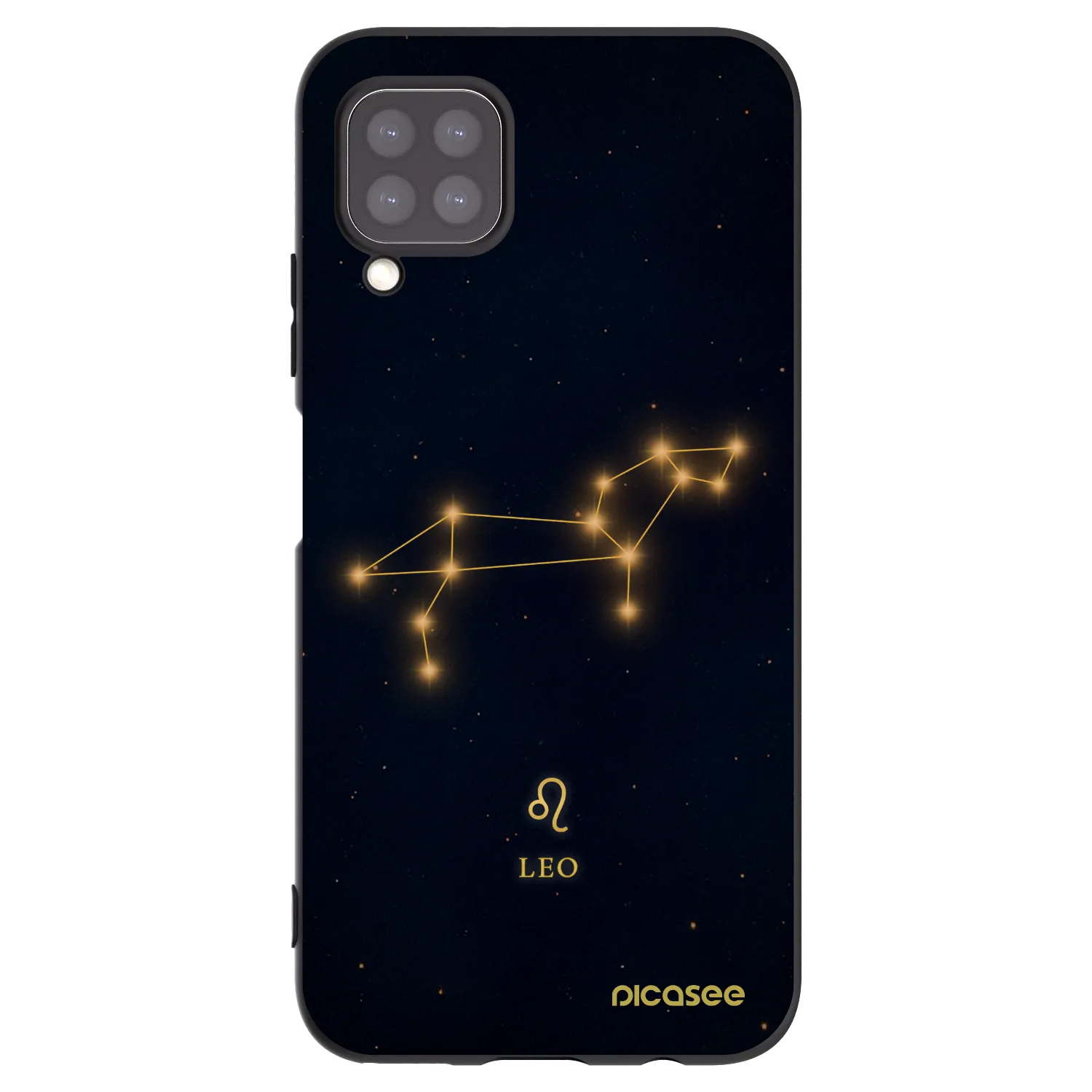 Picasee silikonski črni ovitek za Huawei P40 Lite - LEO