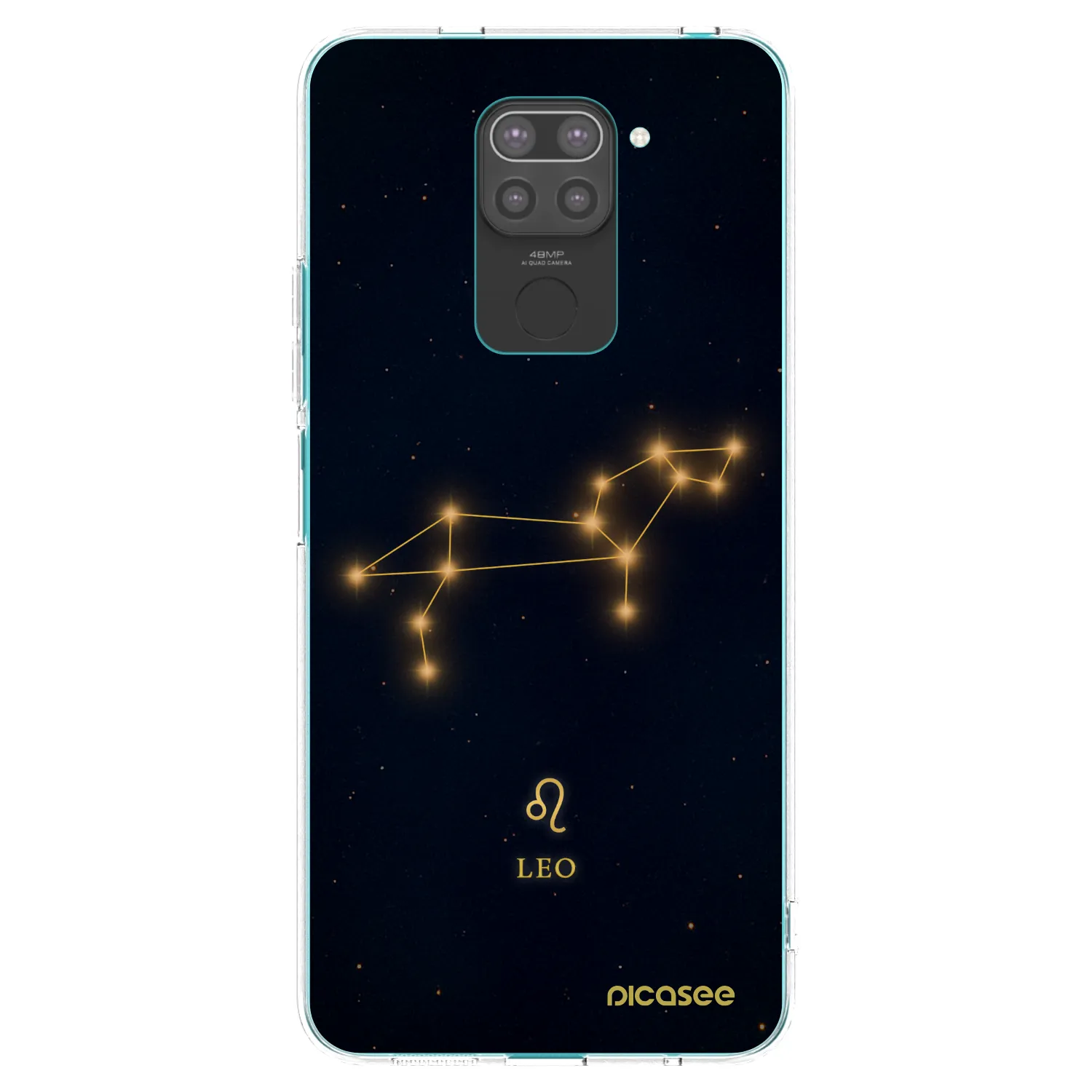 Picasee silikonski črni ovitek za Xiaomi Redmi Note 9 - LEO