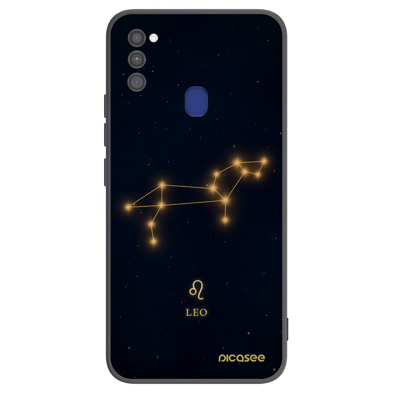 Picasee silikonski črni ovitek za Samsung Galaxy M21 M215F - LEO