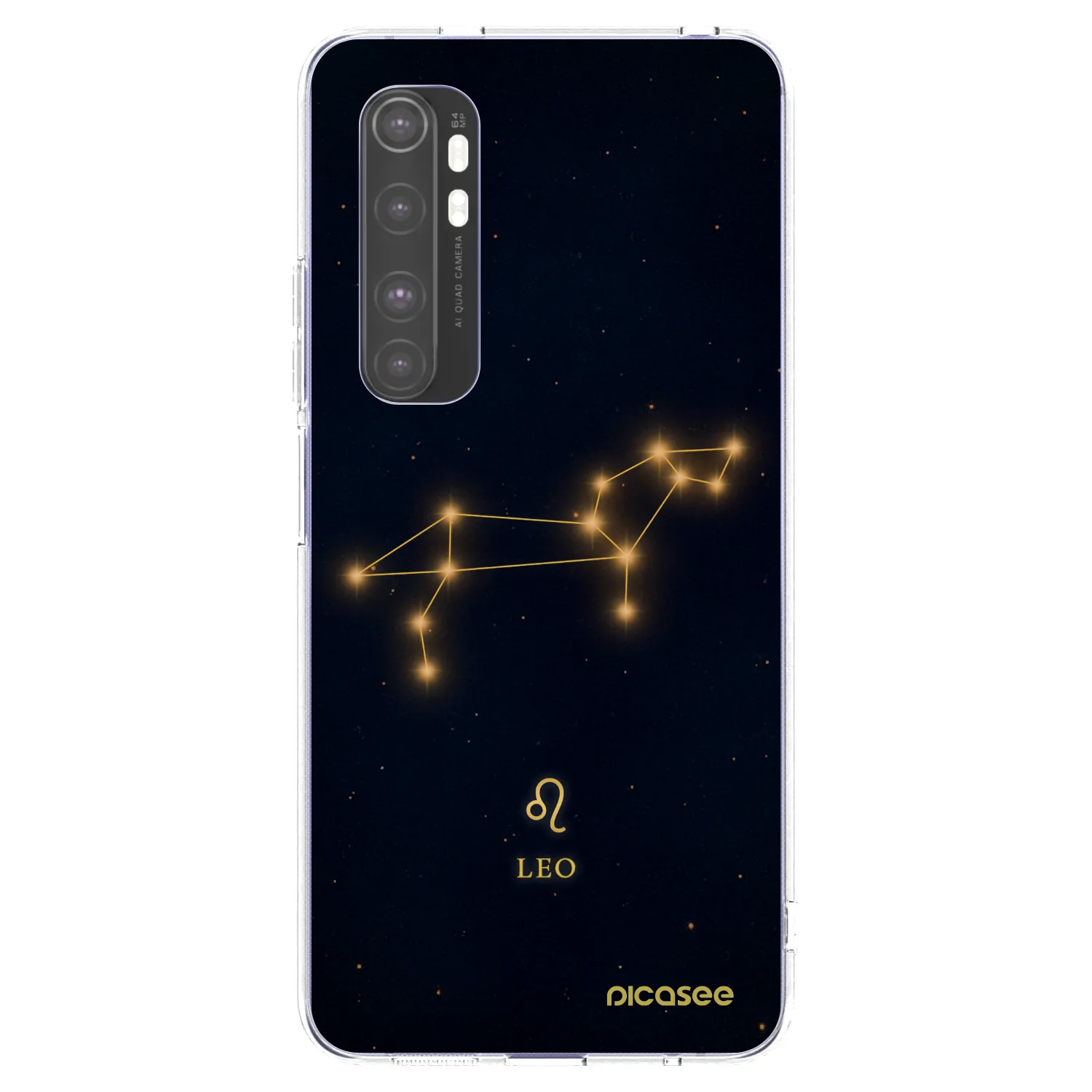 Picasee silikonski prozorni ovitek za Xiaomi Mi Note 10 Lite - LEO