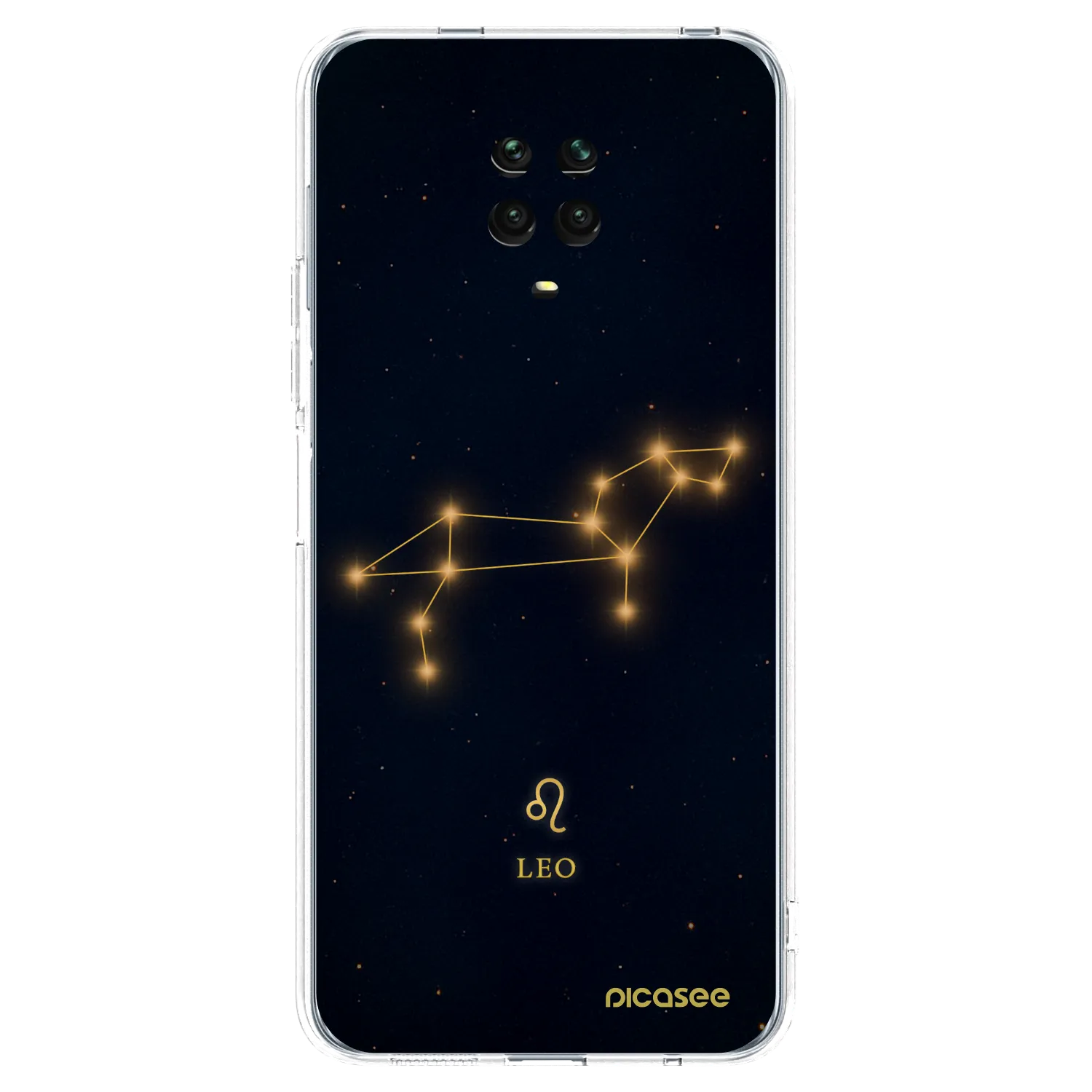 Picasee silikonski prozorni ovitek za Xiaomi Redmi Note 9S - LEO
