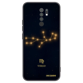 Picasee silikonski črni ovitek za Xiaomi Redmi 9 - VIRGO