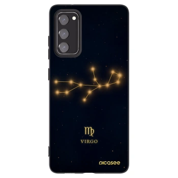 Picasee silikonski črni ovitek za Samsung Galaxy S20 FE - VIRGO