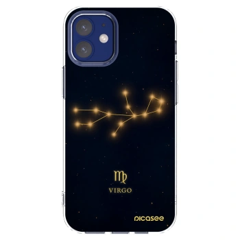 Picasee silikonski prozorni ovitek za Apple iPhone 12 mini - VIRGO