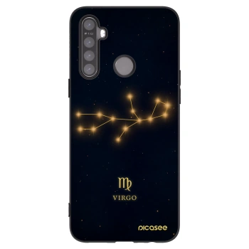 Picasee silikonski črni ovitek za Realme 5 - VIRGO