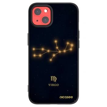 Picasee silikonski črni ovitek za Apple iPhone 13 - VIRGO