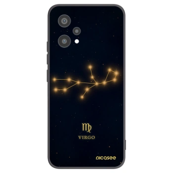 Picasee silikonski črni ovitek za Realme 9 Pro 5G - VIRGO