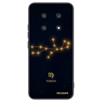 Picasee silikonski črni ovitek za Honor Magic4 Lite 5G - VIRGO