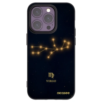 Picasee silikonski črni ovitek za Apple iPhone 14 Pro - VIRGO