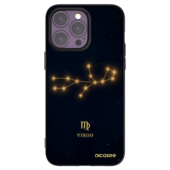 Picasee silikonski črni ovitek za Apple iPhone 14 Pro Max - VIRGO