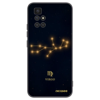 Picasee silikonski črni ovitek za Xiaomi Redmi 10 (2022) - VIRGO