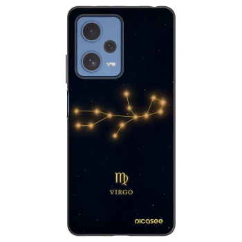 Picasee silikonski črni ovitek za Xiaomi Redmi Note 12 Pro 5G - VIRGO