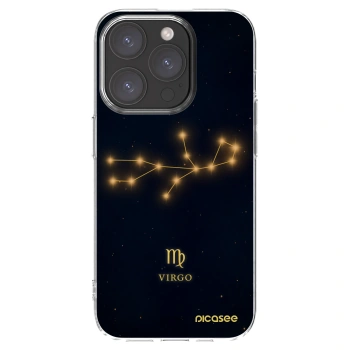 Picasee silikonski prozorni ovitek za Apple iPhone 15 Pro - VIRGO