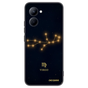 Picasee silikonski črni ovitek za Realme C33 (2023) - VIRGO