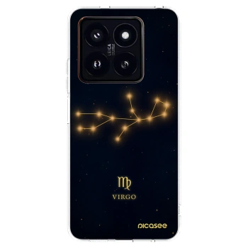 Picasee silikonski prozorni ovitek za Xiaomi 14 Pro - VIRGO