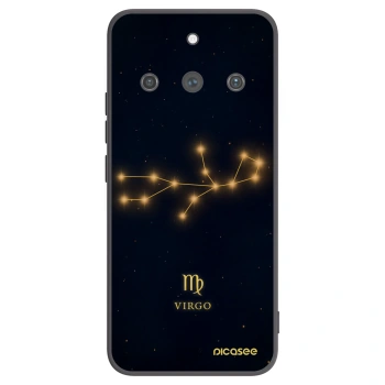 Picasee silikonski črni ovitek za Realme 11 Pro+ - VIRGO