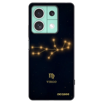 Picasee silikonski črni ovitek za Xiaomi Redmi Note 13 5G - VIRGO