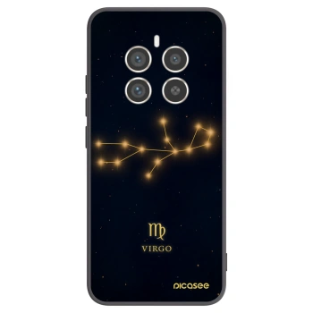 Picasee silikonski črni ovitek za Realme 12 Pro 5G - VIRGO