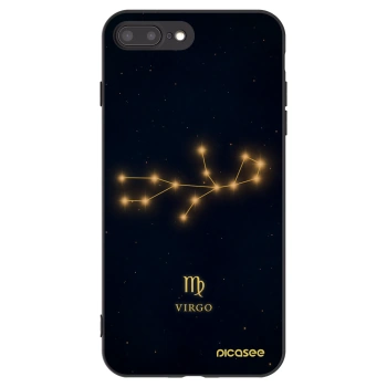 Picasee silikonski črni ovitek za Apple iPhone 7 Plus - VIRGO