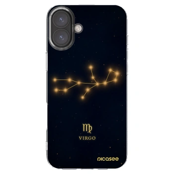 Picasee silikonski prozorni ovitek za Apple iPhone 16 Plus - VIRGO