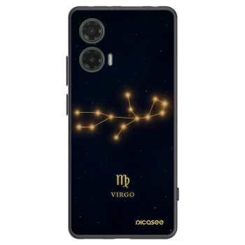 Picasee silikonski črni ovitek za Motorola Moto G35 5G - VIRGO