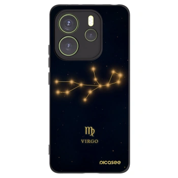Picasee silikonski črni ovitek za Xiaomi Redmi Note 14 4G - VIRGO