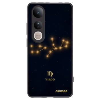 Picasee silikonski črni ovitek za Vivo V50 Lite 5G - VIRGO