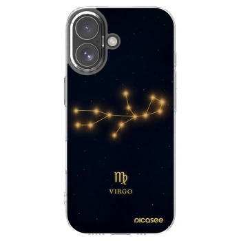 Picasee silikonski prozorni ovitek za Apple iPhone 17 - VIRGO