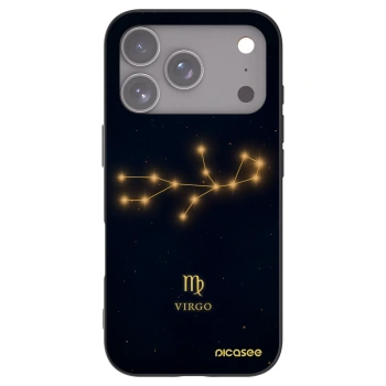 Picasee silikonski črni ovitek za Apple iPhone 17 Pro - VIRGO