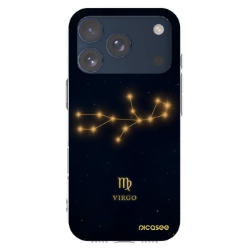 Picasee silikonski prozorni ovitek za Apple iPhone 17 Pro - VIRGO