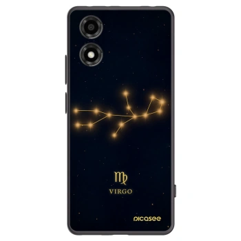 Picasee silikonski črni ovitek za Motorola Moto E14 - VIRGO