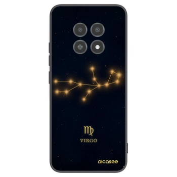 Picasee silikonski črni ovitek za Realme 12X - VIRGO