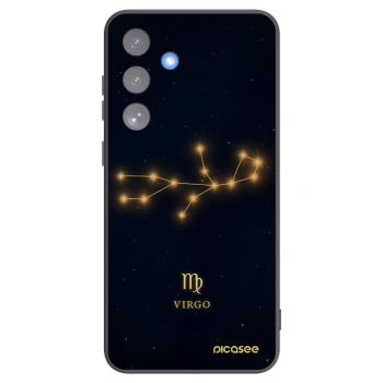 Picasee silikonski črni ovitek za Samsung Galaxy S25 FE 5G - VIRGO