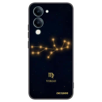 Picasee silikonski črni ovitek za Vivo Y29s 5G - VIRGO