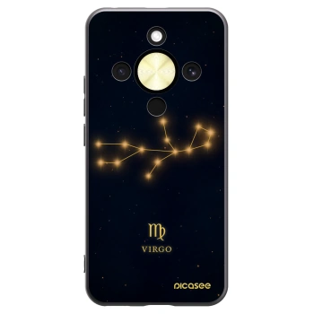 Picasee silikonski črni ovitek za Honor Magic8 Lite 5G - VIRGO