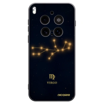 Picasee silikonski črni ovitek za Vivo X300 Pro - VIRGO