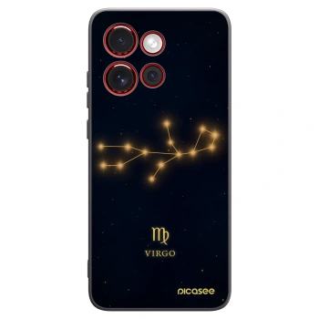 Picasee silikonski črni ovitek za Motorola Edge 60 Neo 5G - VIRGO