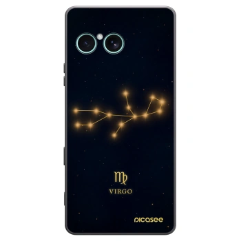 Picasee silikonski črni ovitek za Sony Xperia 10 VII - VIRGO